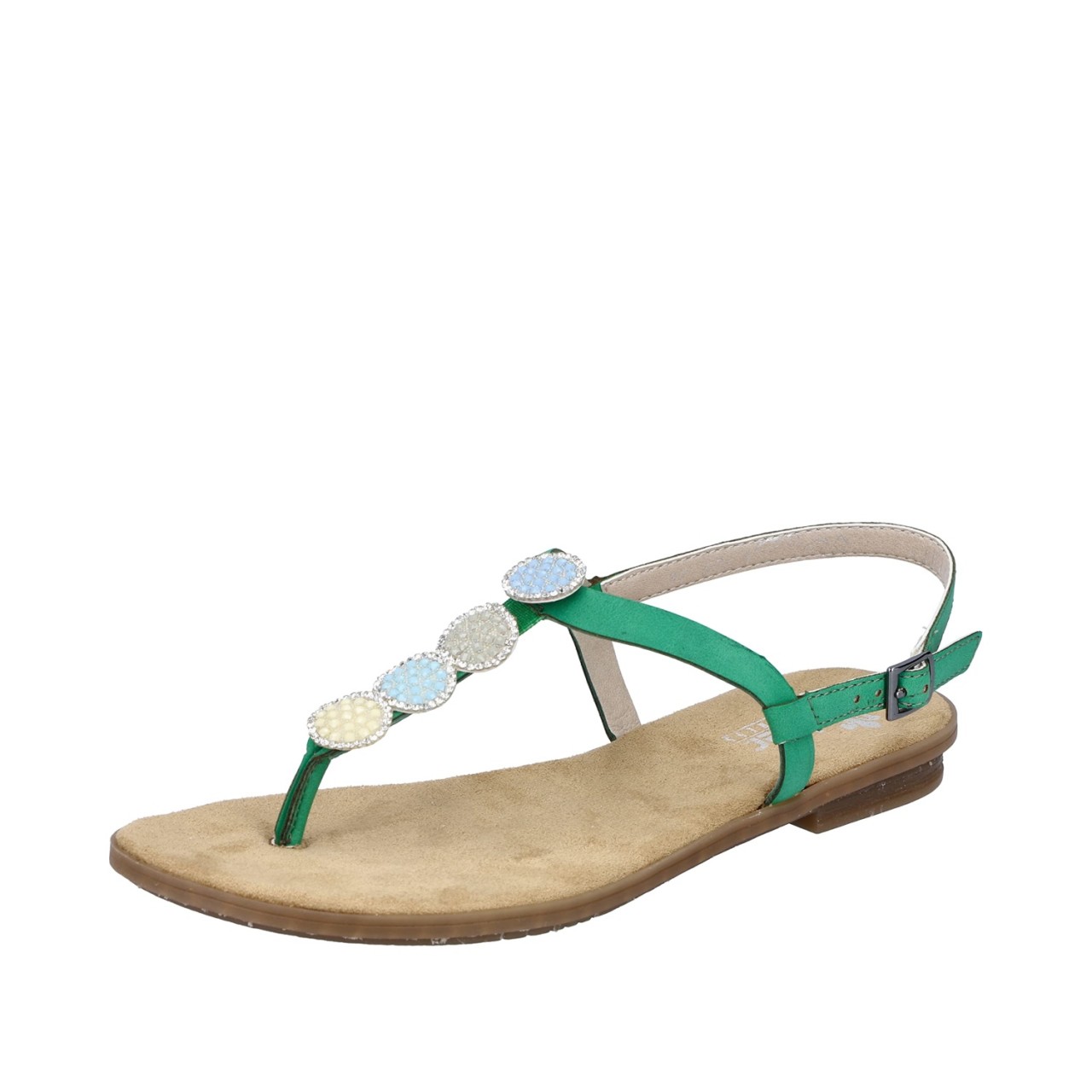 RIEKER Klassische Sandalen grün