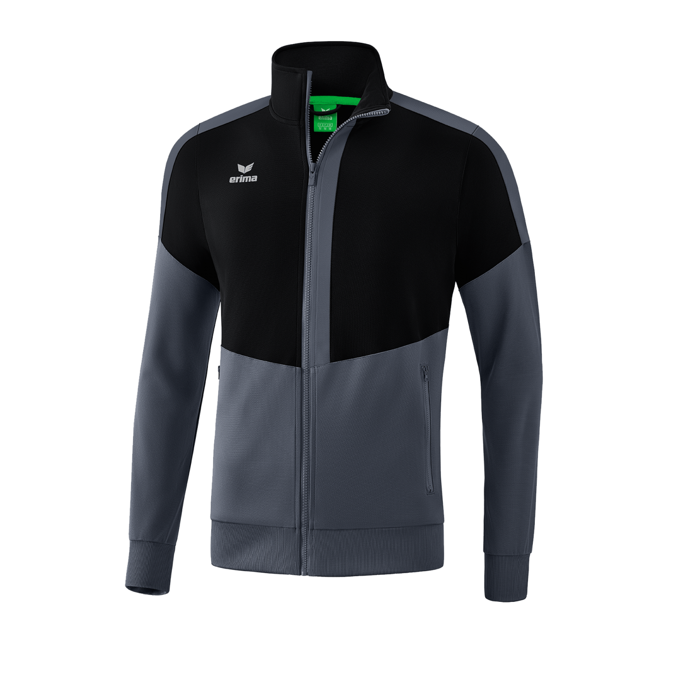 Erima Squad Trainingsjacke Kids Schwarz Grau