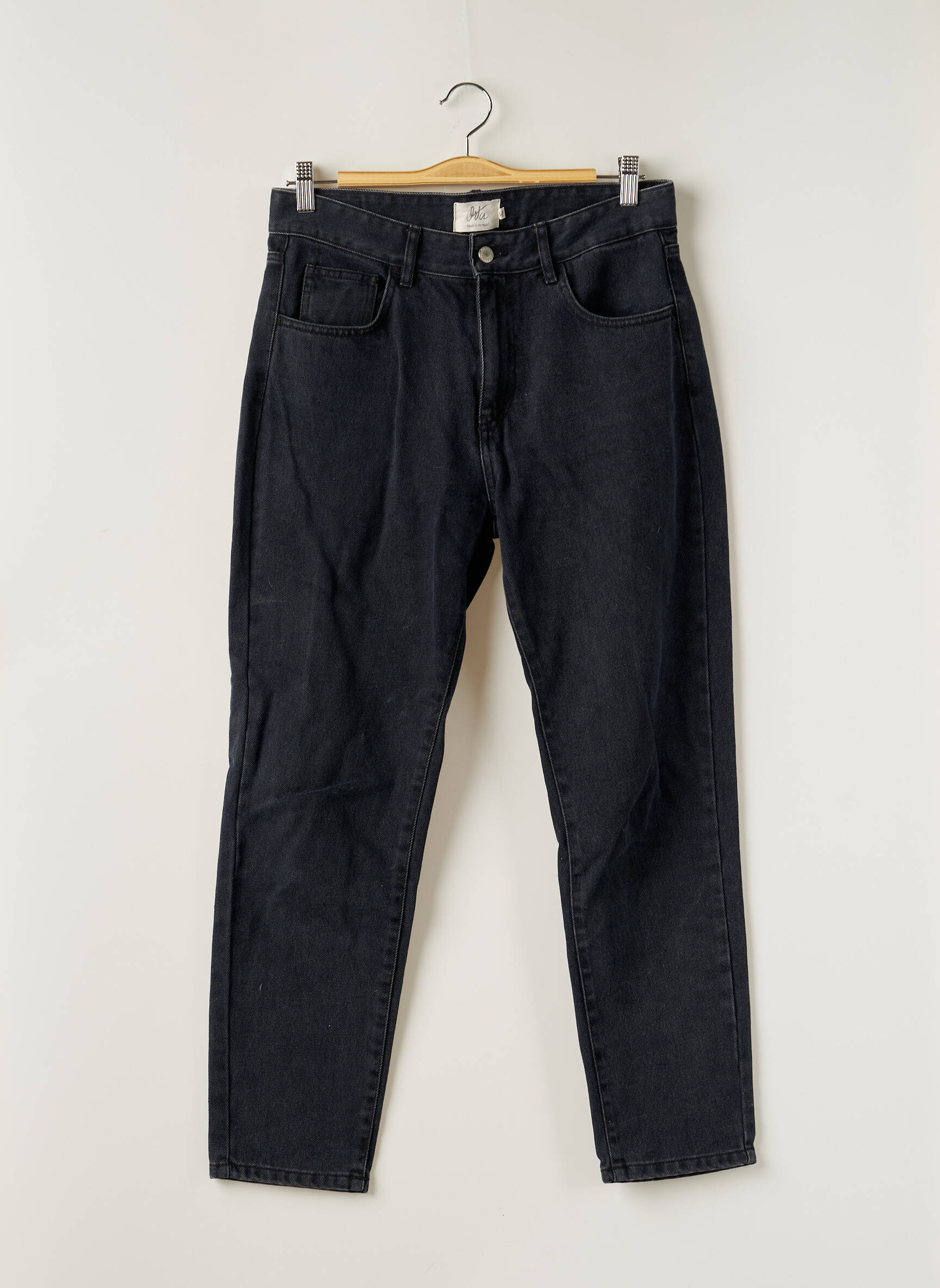 Orta Jean Mom Femme couleur bleu