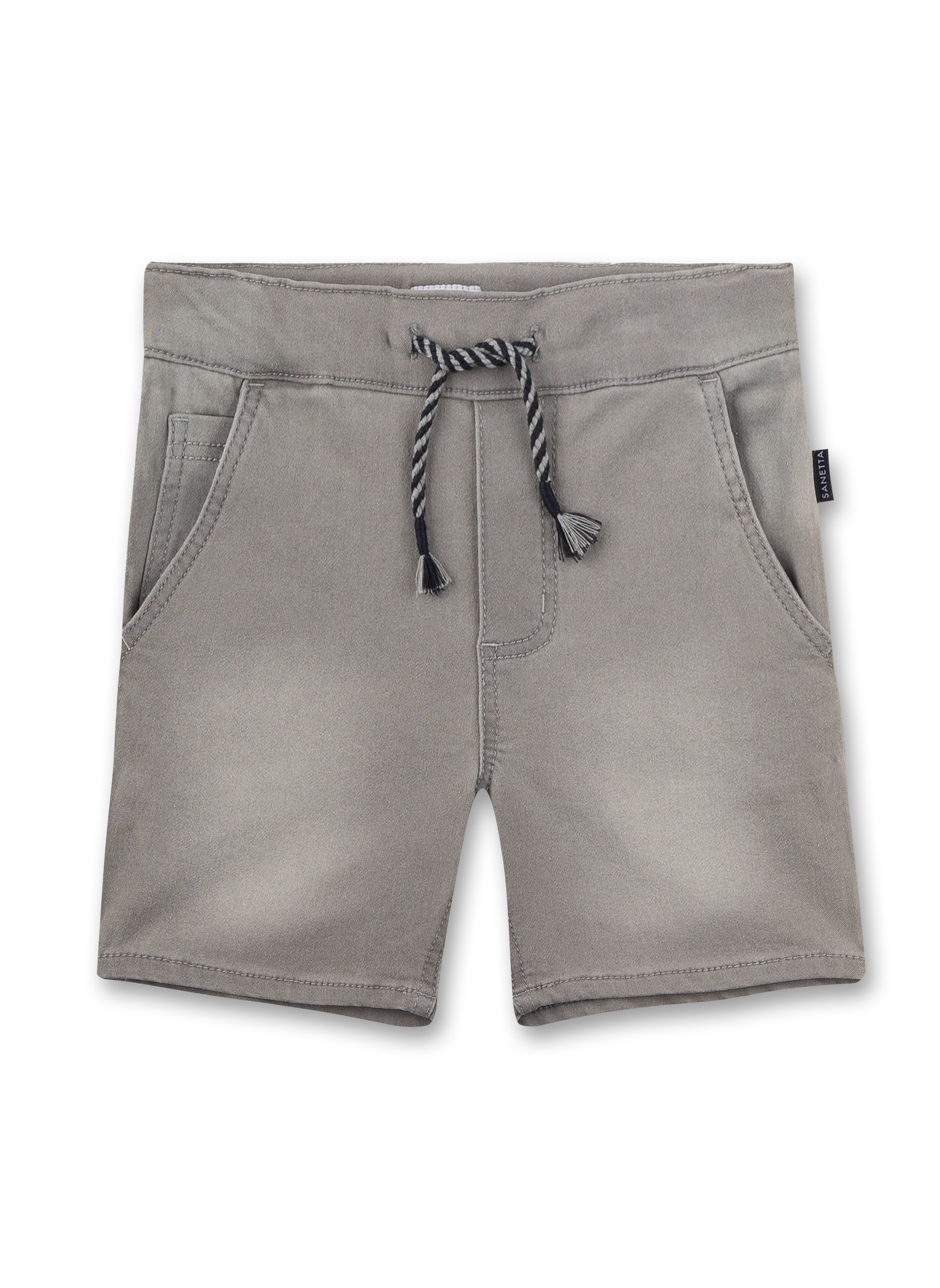 Jungen Sweatdenim-Shorts Grau