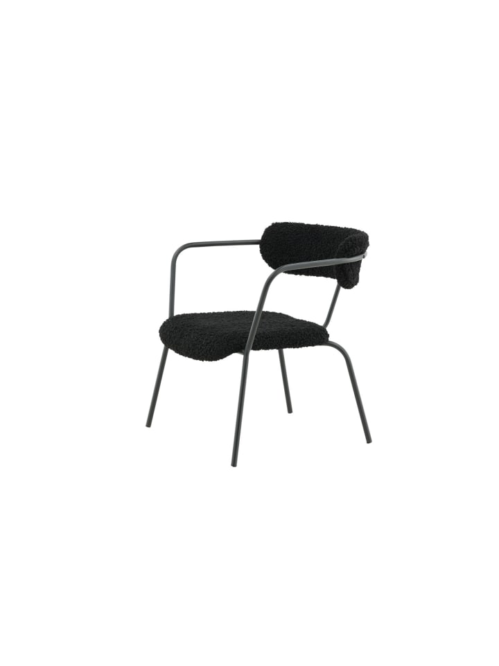 ebuy24 Sessel Fluffy Schwarz 68 x 66 cm günstig kaufen onesize