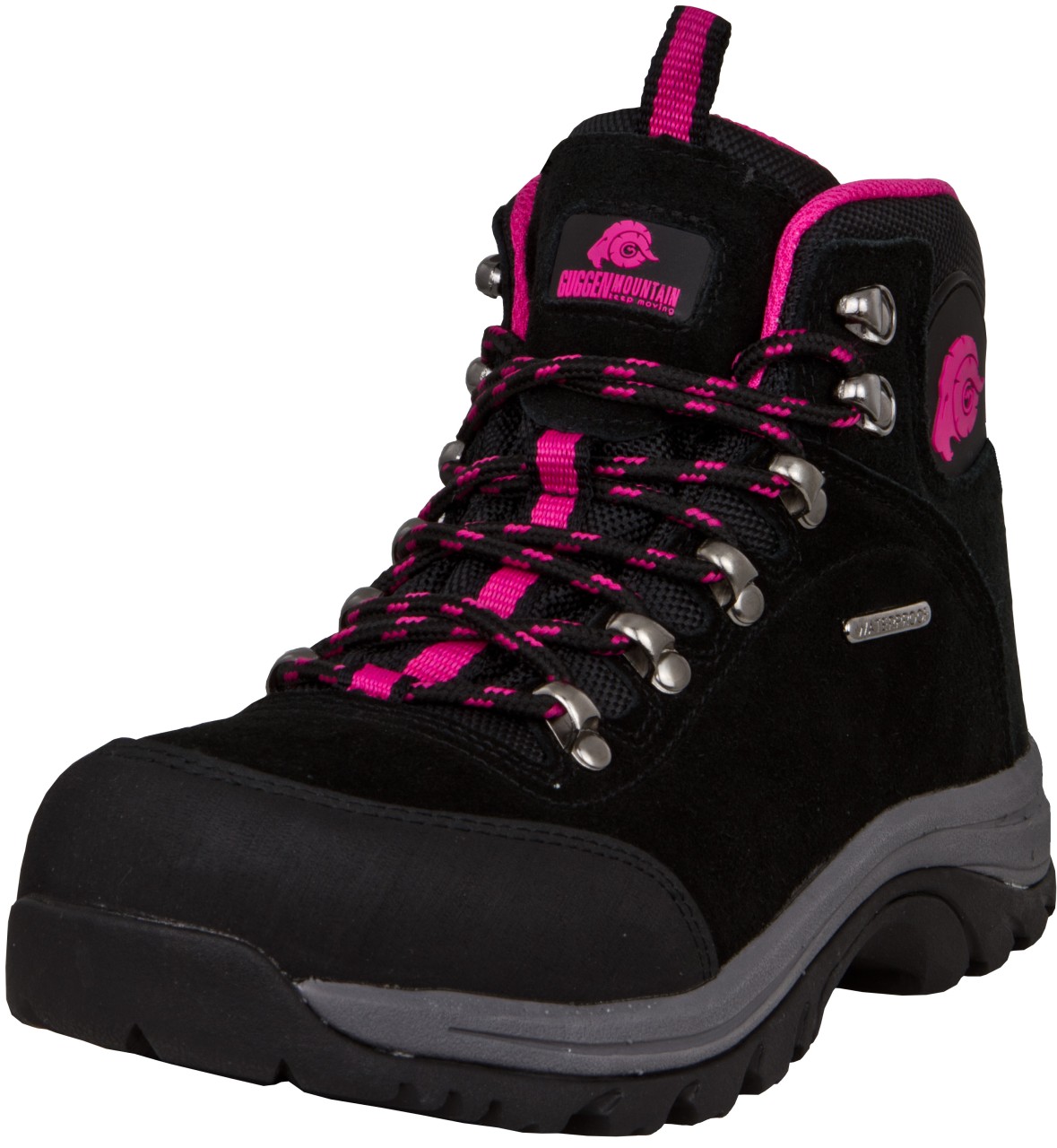 GUGGEN MOUNTAIN Freizeit Schnürer lila/pink Wanderschuh von GUGGEN Mountain
