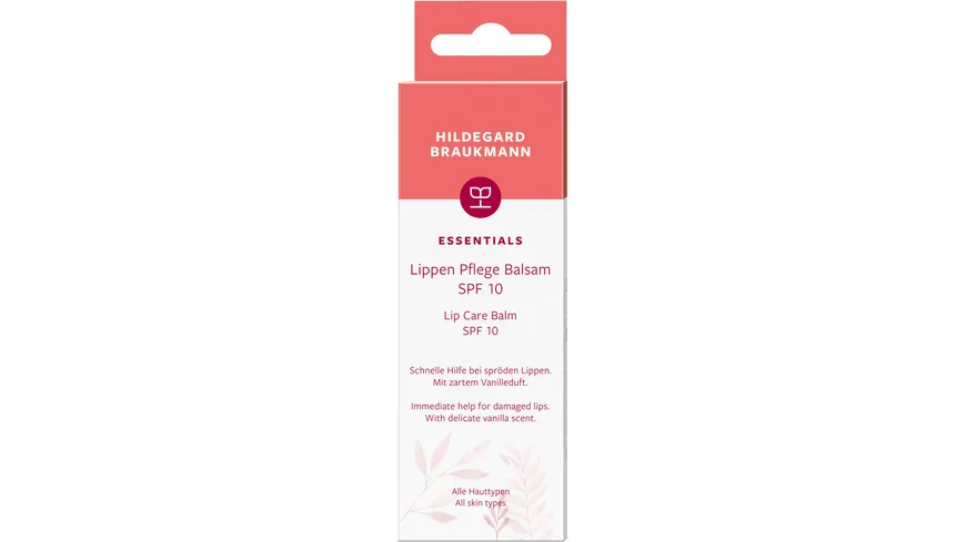 HILDEGARD BRAUKMANN ESSENTIALS Lippen Pflegebalsam SPF 10 15 ml