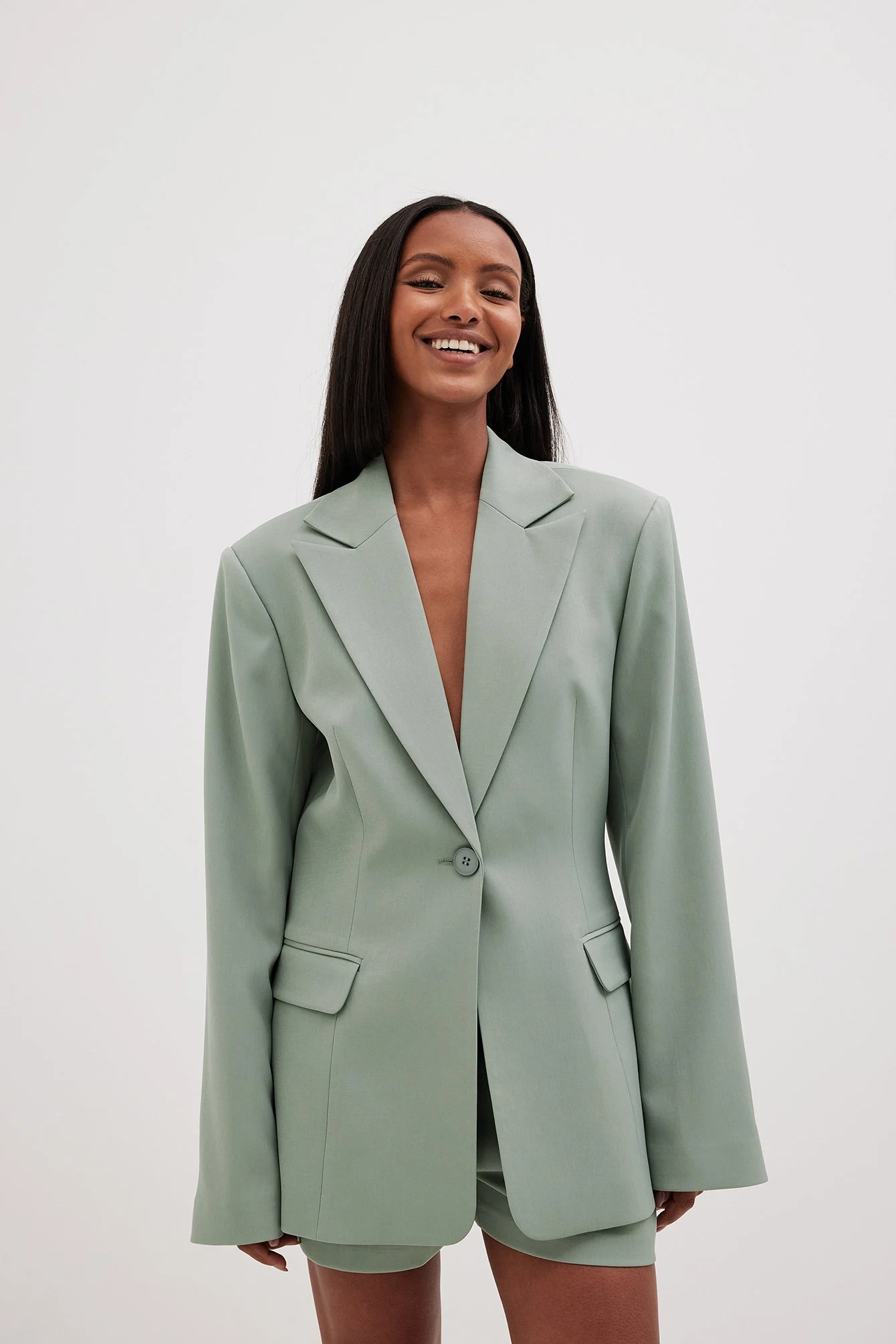 Figurbetonter Oversize-Blazer