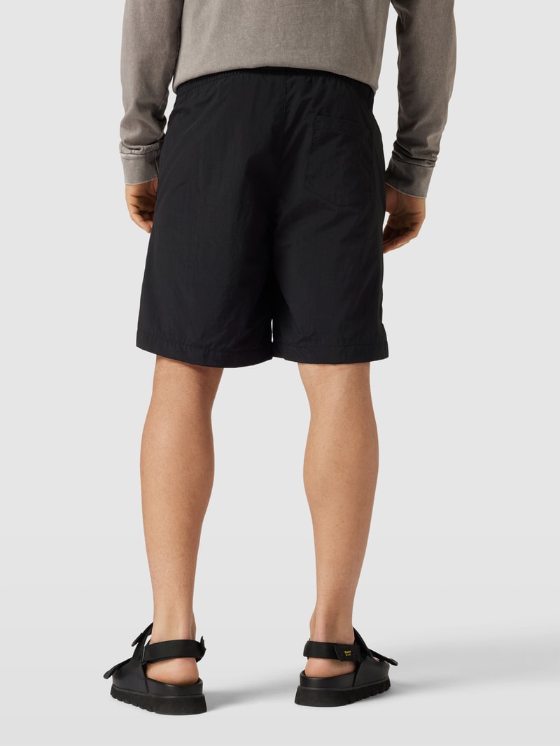 Shorts mit elastischem Bund Modell 'JACOB' in schwarz