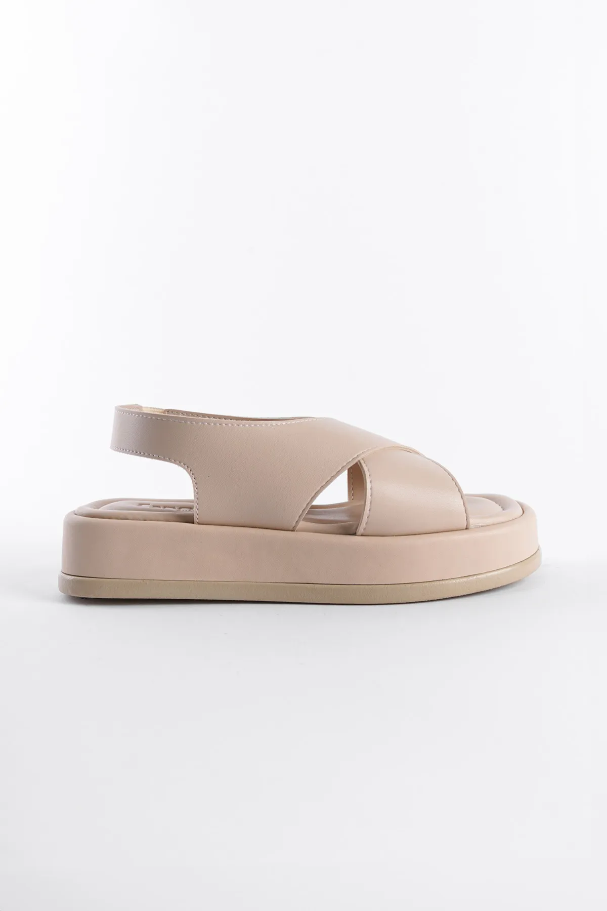 Capone Outfitters  Sandalette - Beige - Keilabsatz