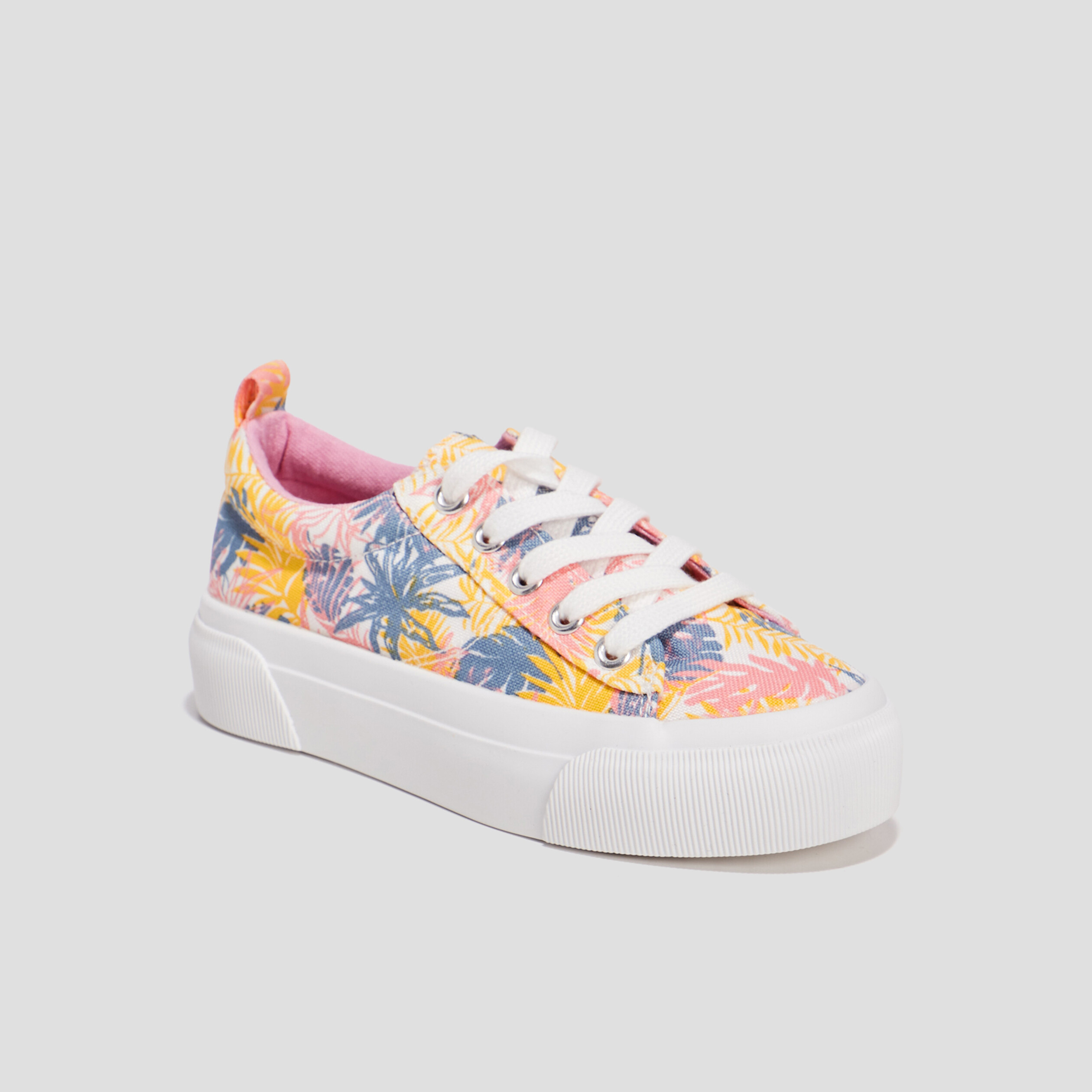 Tennis en toile plateformes Creeks multicolore fille | La Halle