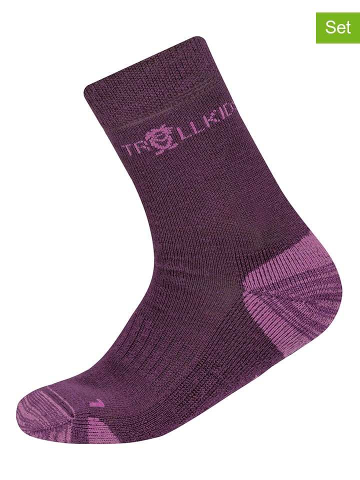 Trollkids 2er-Set: Trekkingsocken 