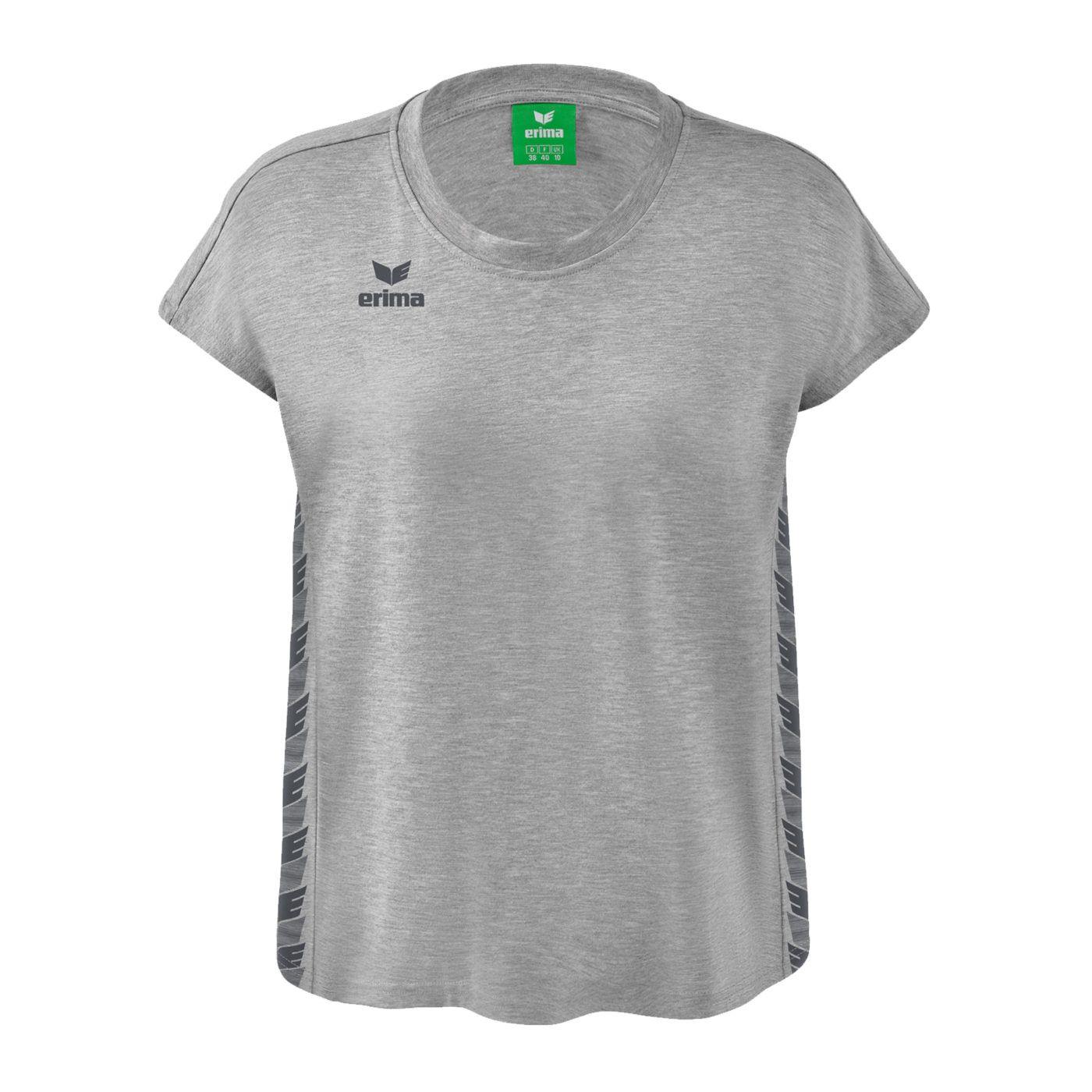 Erima Team Essential T-Shirt Damen Hellgrau Grau