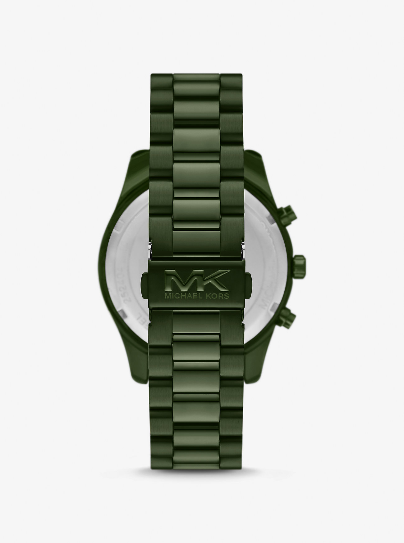 Oversized Lexington Green-Tone Watch - OLIVE