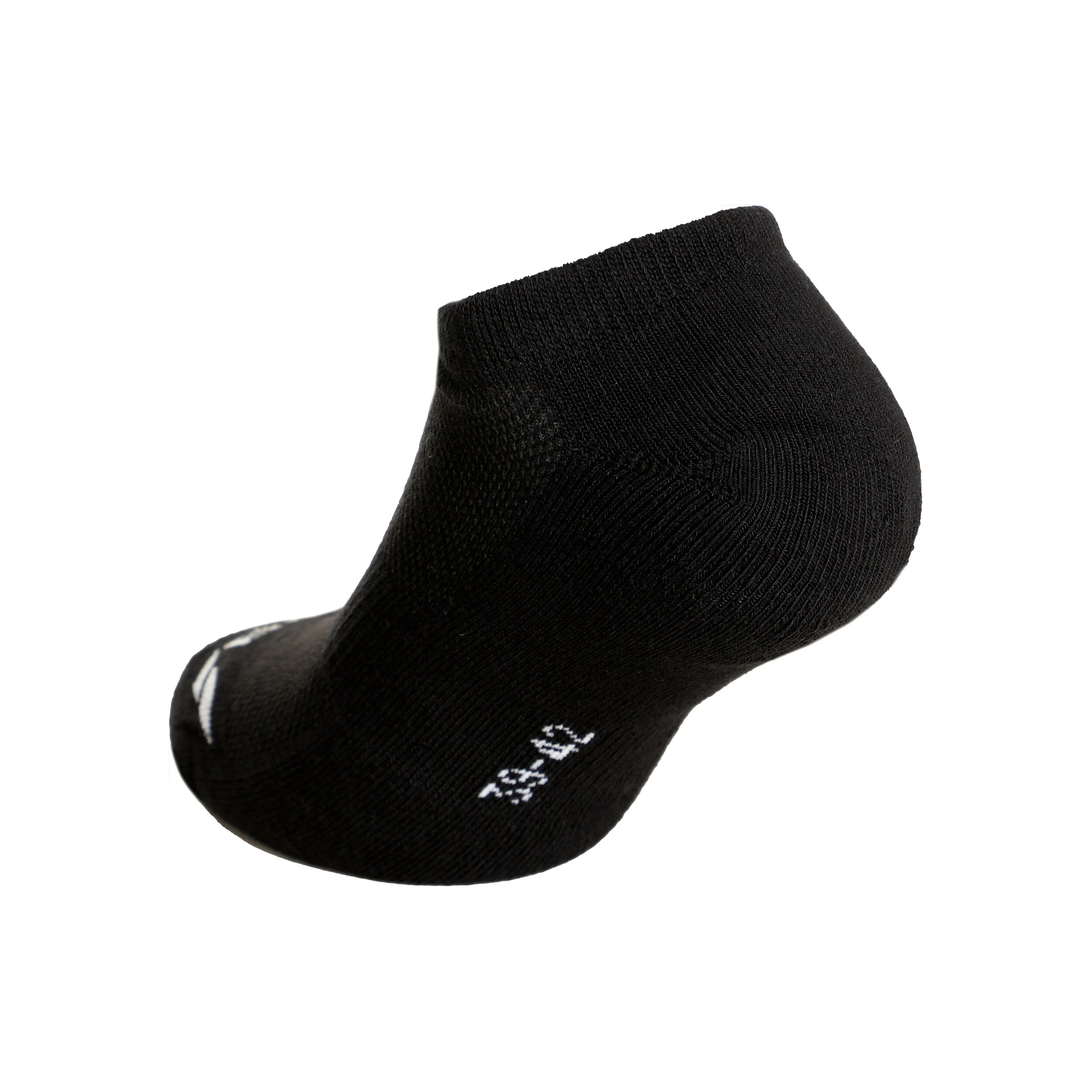 Invisible Tennissocken 3er Pack - Schwarz, Weiß