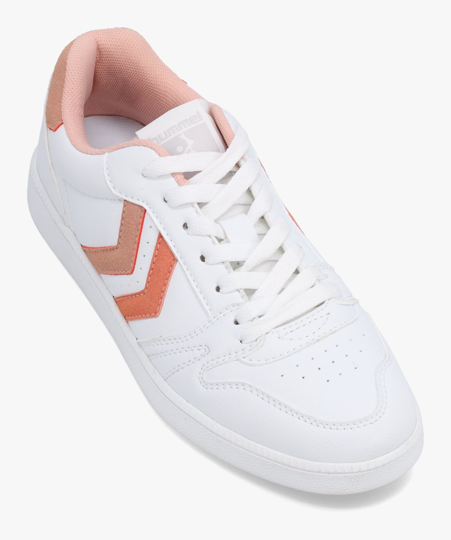 Baskets femme à bandes contrastantes – Hummel HandPerfekt blanc | GEMO