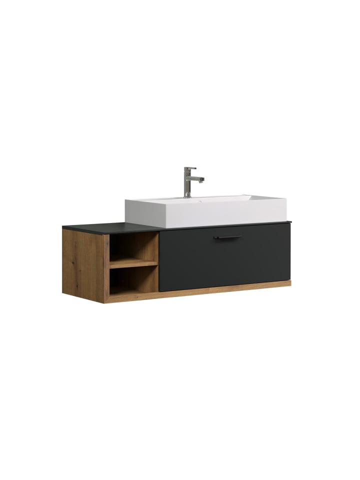 ebuy24 Waschbeckenunterschrank Synnax Grau 120 x 45 cm günstig kaufen onesize