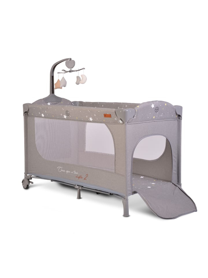 Cangaroo Reisebett Once upon a time in grau günstig kaufen 60x120 cm