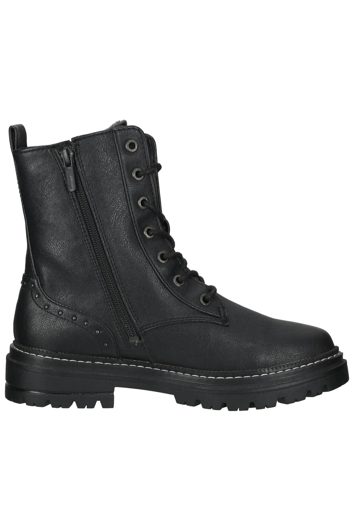 Mustang  Stiefelette - Schwarz - Blockabsatz