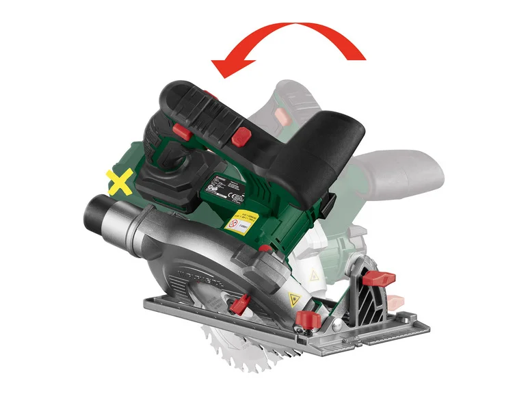 Serra circular sem fio PARKSIDE® PHKSA 20 Li B3, 20 V