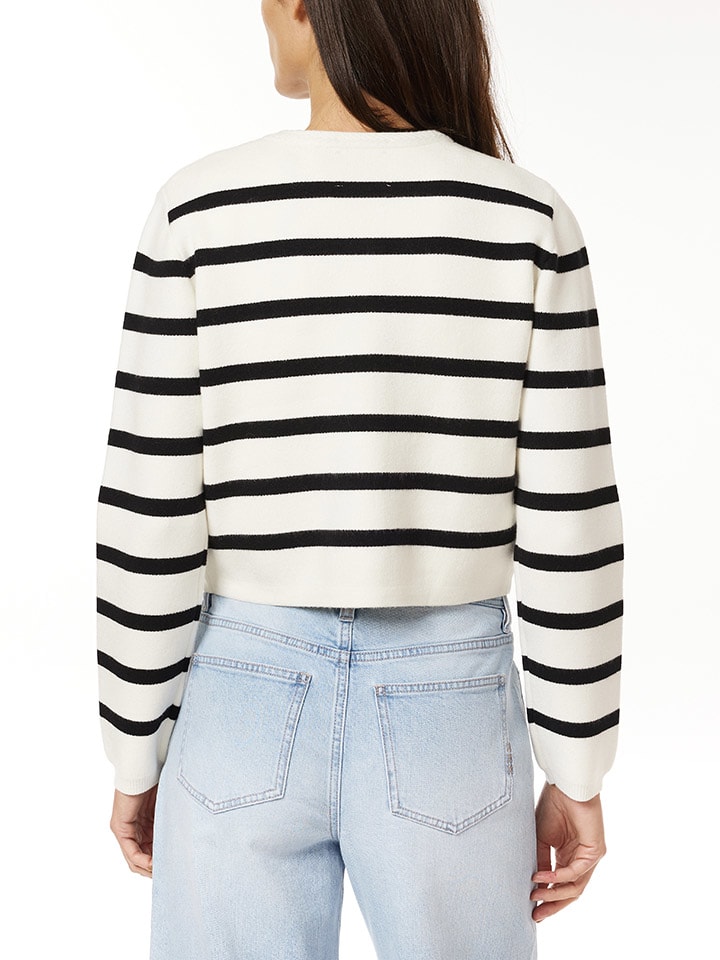 Scotch & Soda Cardigan in Weiß/ Schwarz günstig kaufen