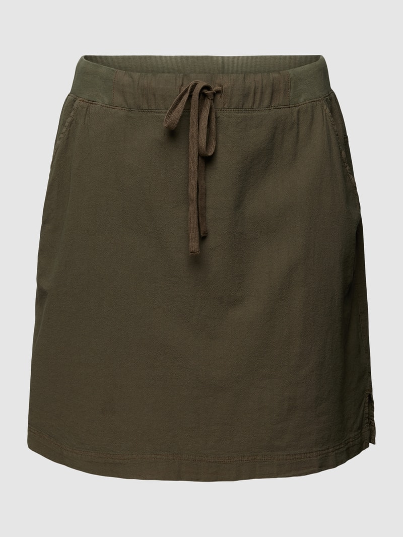 PLUS SIZE Minirock mit Eingrifftaschen in khaki