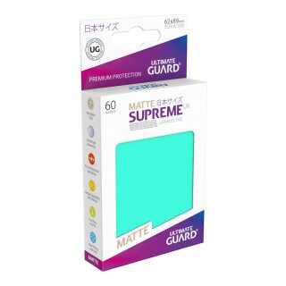 Supreme UX Sleeves Japanese Size Matte Türkis (60)