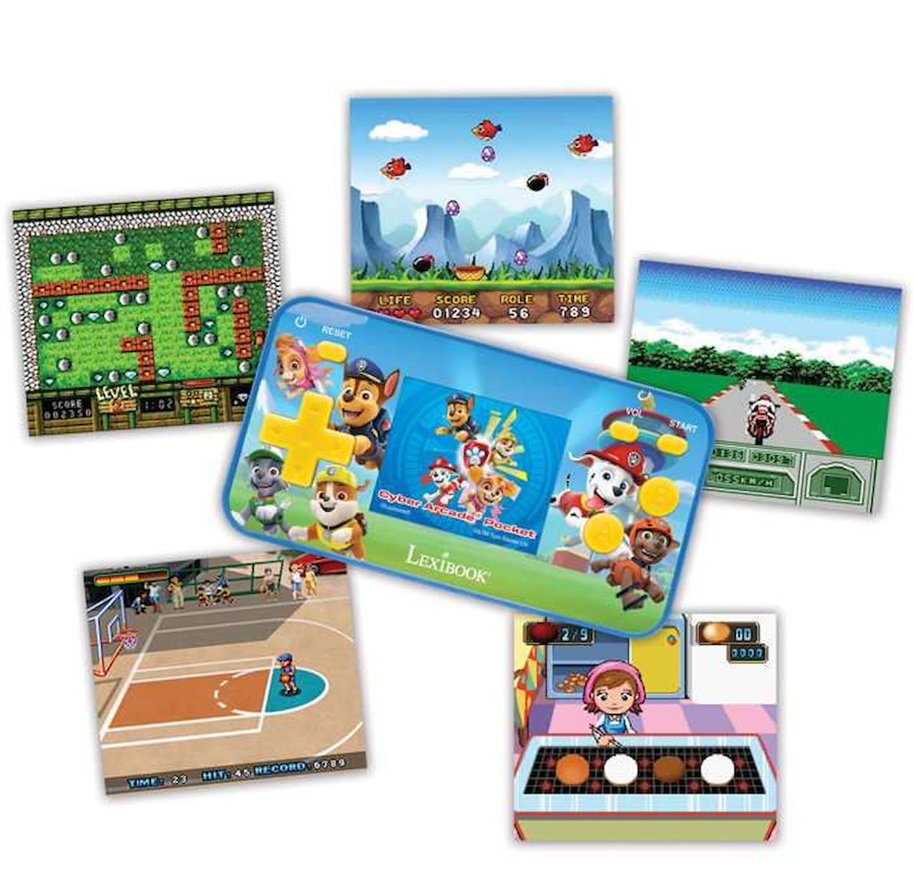 Console portable Cyber Arcade® Pocket Pat’ Patrouille – écran 1.8'' 150 jeux dont 10 Pat’ Patrouille bleu