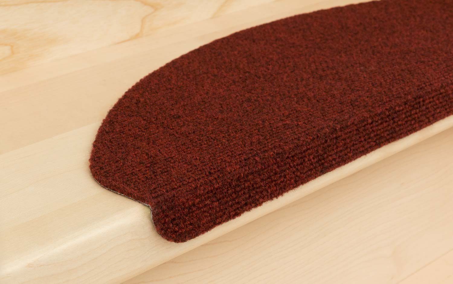 Stufenmatte Stufenmatten Ramon MW Halbrund Bordeaux 14 Stück, Metzker®, halbrund, Höhe: 2 mm, 14 Stück im Set - Bordeaux