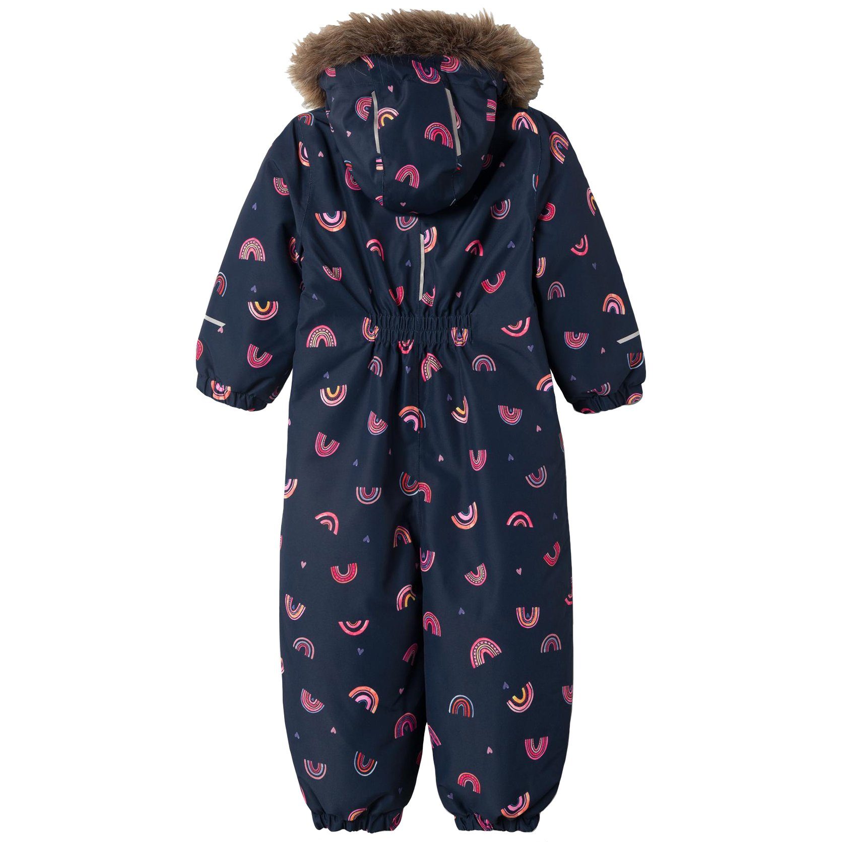 Name It Schneeoverall NMFSNOW10 SUIT RAINBOW FO mit abnehmbarer Kapuze