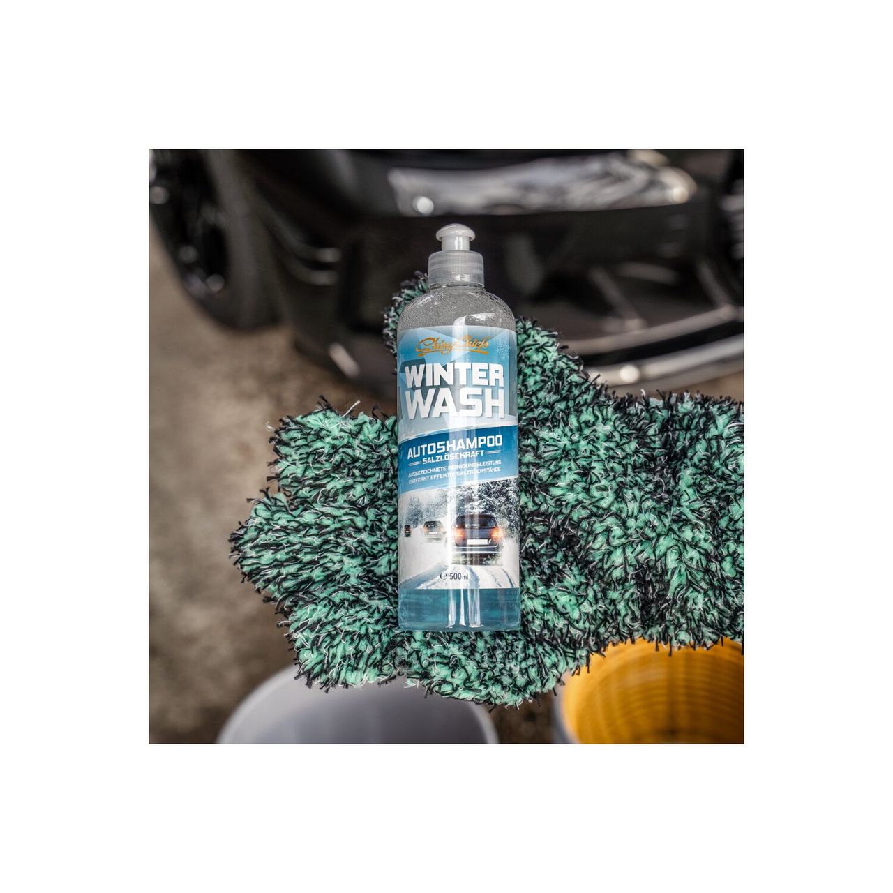 ShinyChiefs WINTER WASH - SHAMPOO SALZLÖSEKRAFT 500ml Auto Pflegeprodukte für eine optimale Fahrzeugwäsche