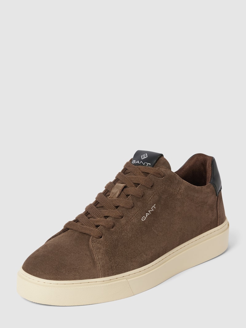 Sneaker mit Label-Details Modell 'Mc Julien' in dunkelbraun