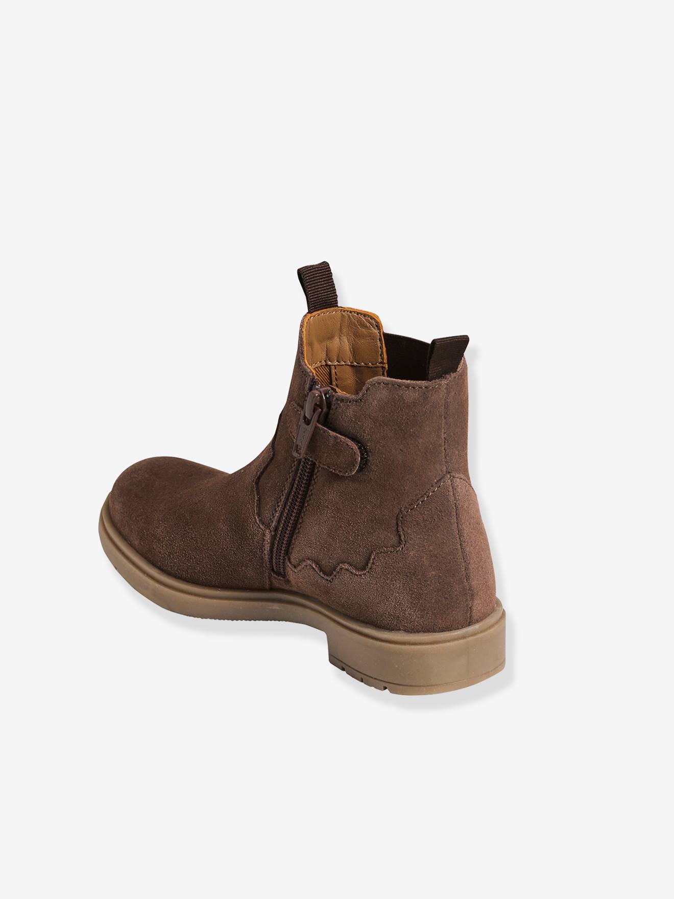 Vertbaudet Mädchen Boots mit Gummizug - marine