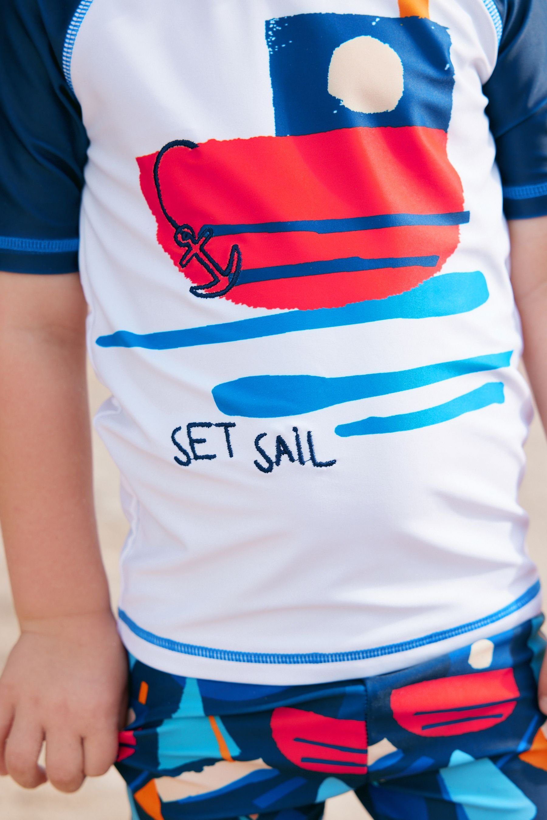 Next Badeanzug Sonnenschutztop und Shorts im Set (2-St)