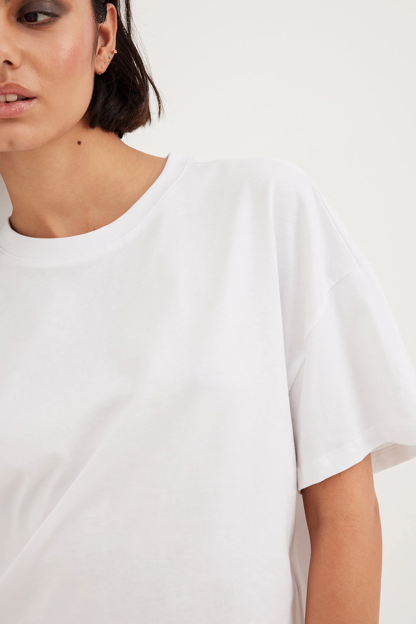 Oversize-T-Shirt mit 3/4-Ärmeln