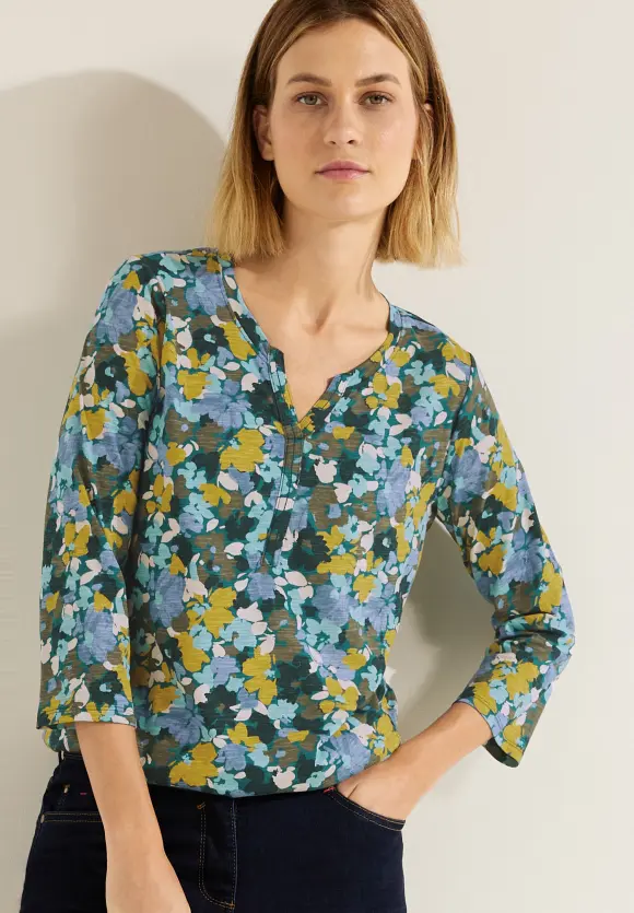 CECIL Shirt mit Blumenprint