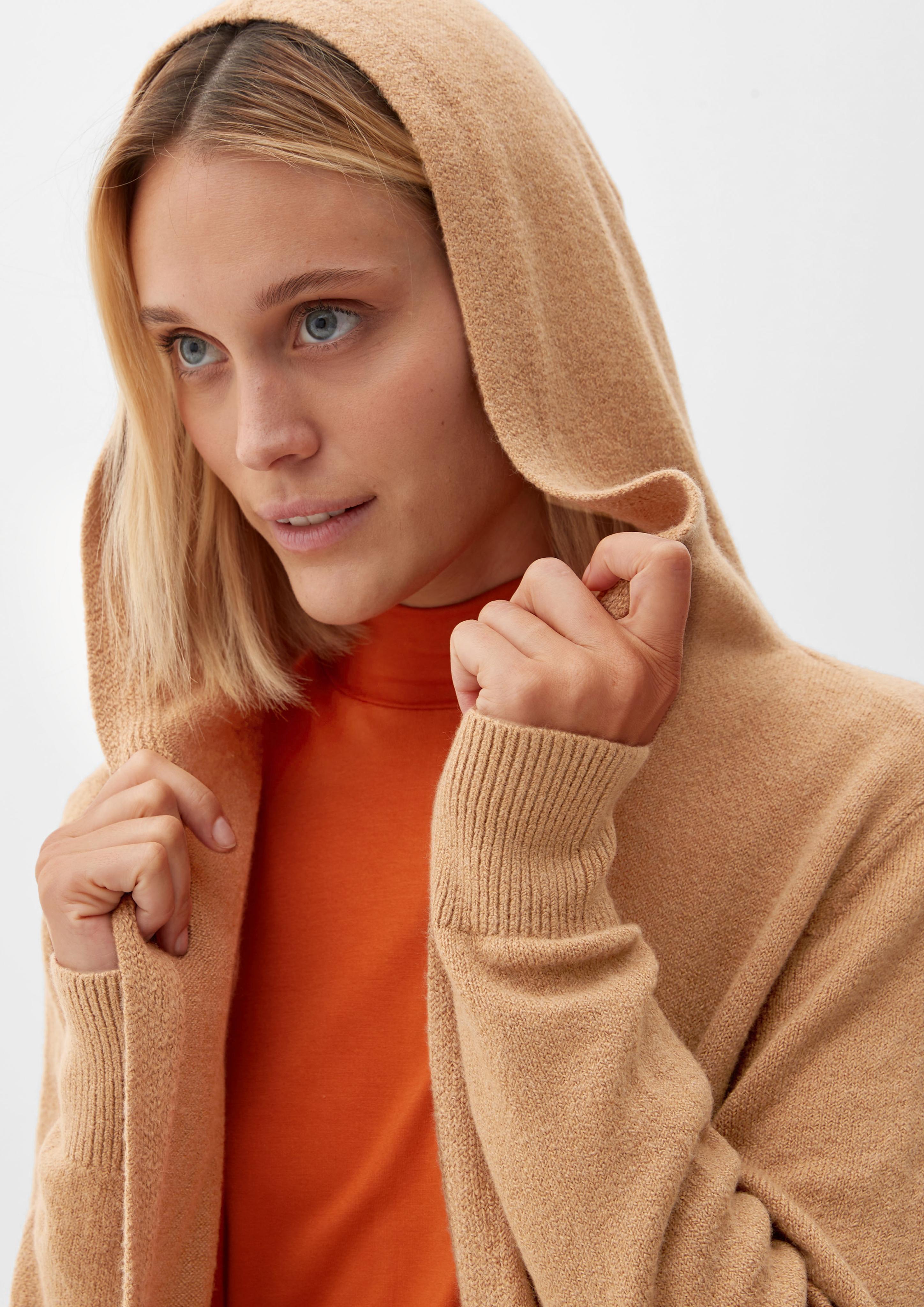 Long-Cardigan mit Kapuze  2118908-84W5