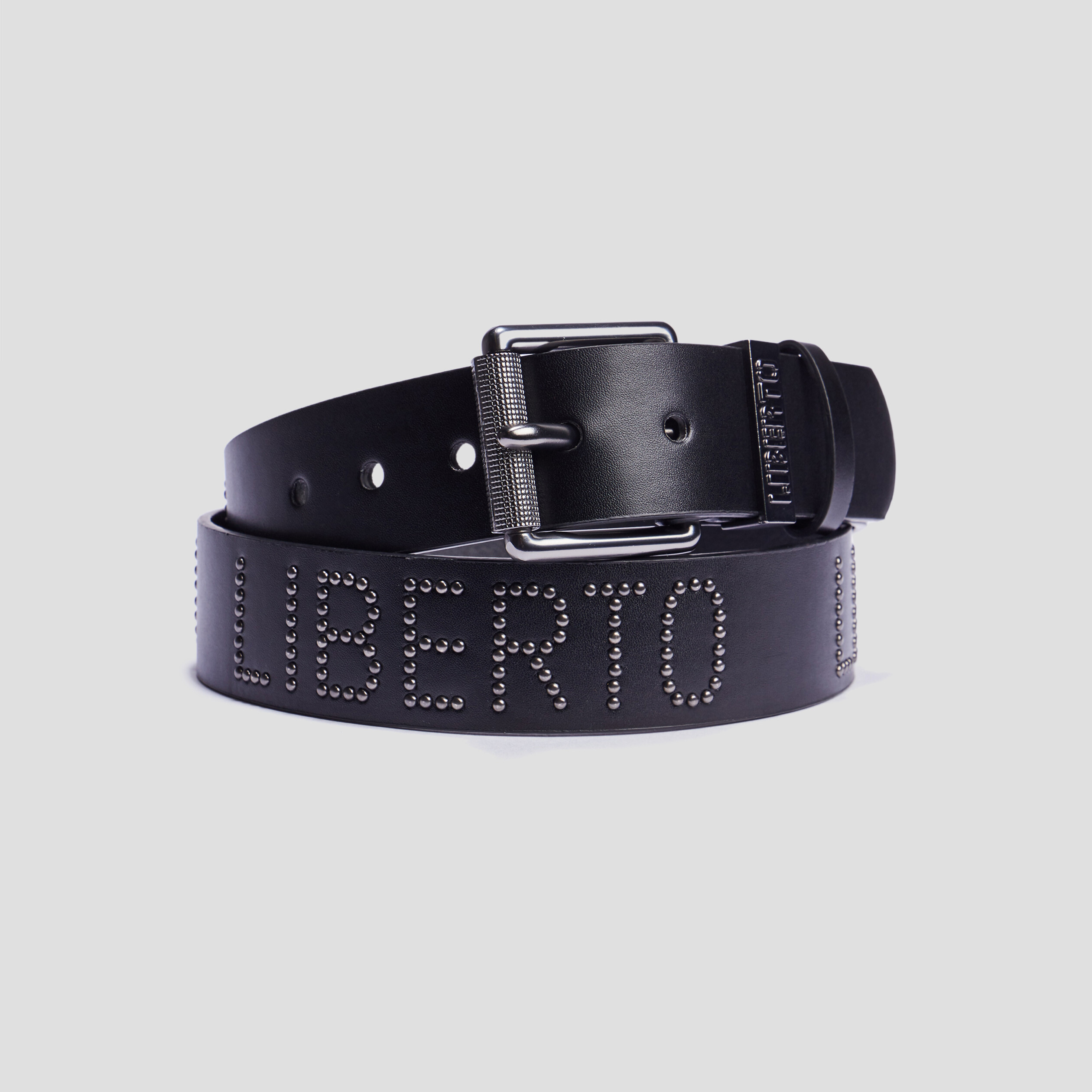 Ceinture cloutée Liberto noir homme | La Halle