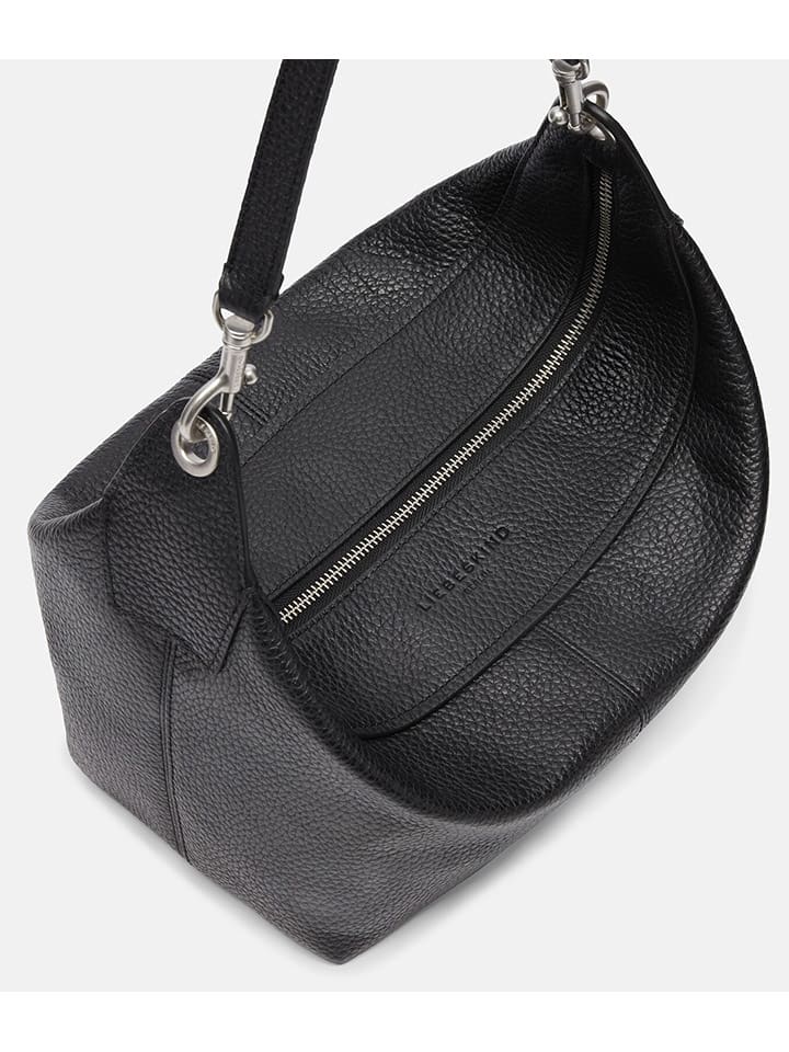 LIEBESKIND BERLIN Leder-Schultertasche in Schwarz - (B)24 x (H)16 x (T)14 cm günstig kaufen onesize