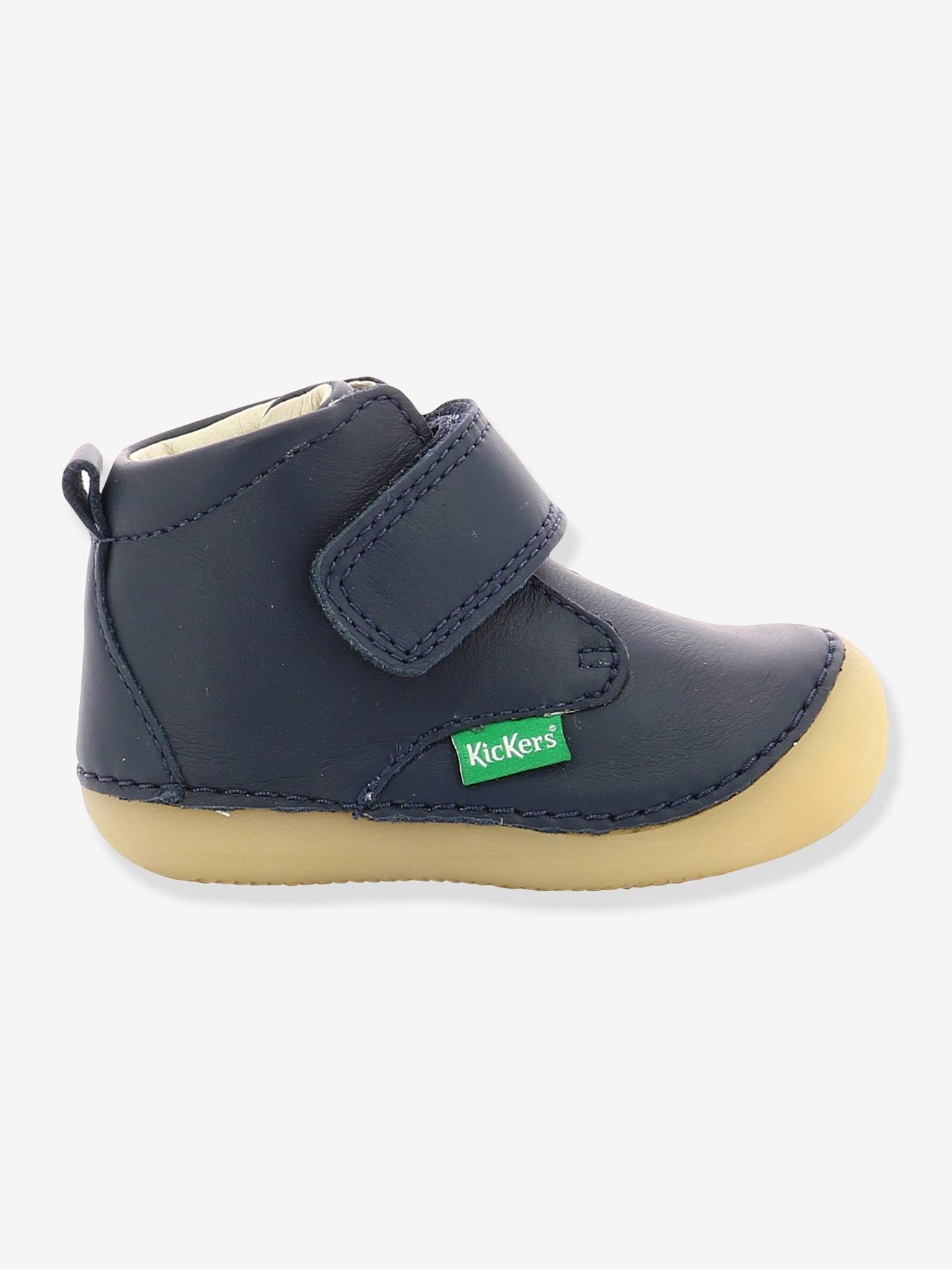 Bottillons cuir bébé garçon Sabio KICKERS® 1ers pas camel