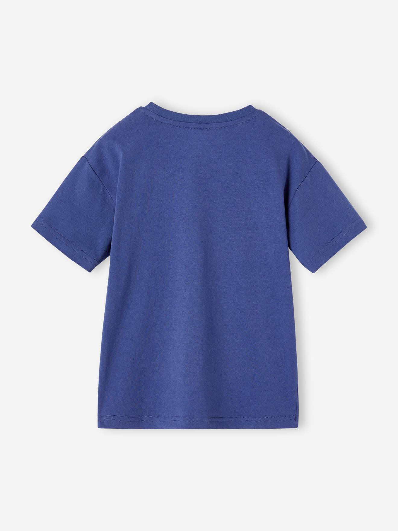 Vertbaudet Jungen T-Shirt mit Urlaubsmotiv - mandarine