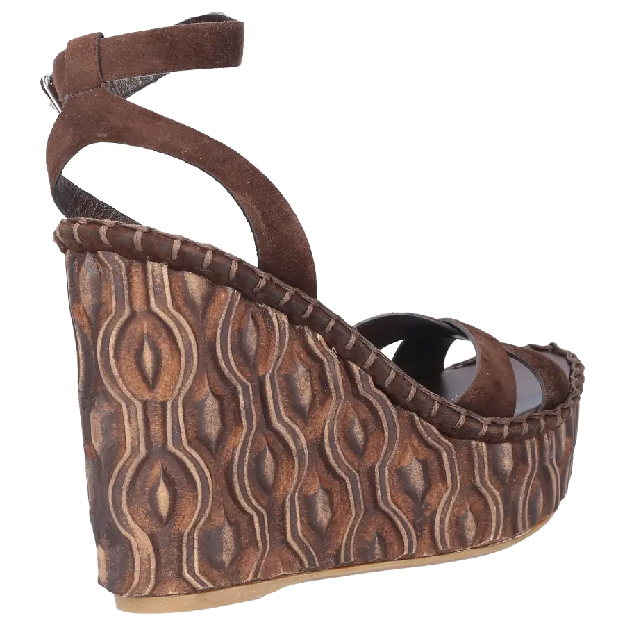 Miu Miu - Sandalen Veloursleder - braun