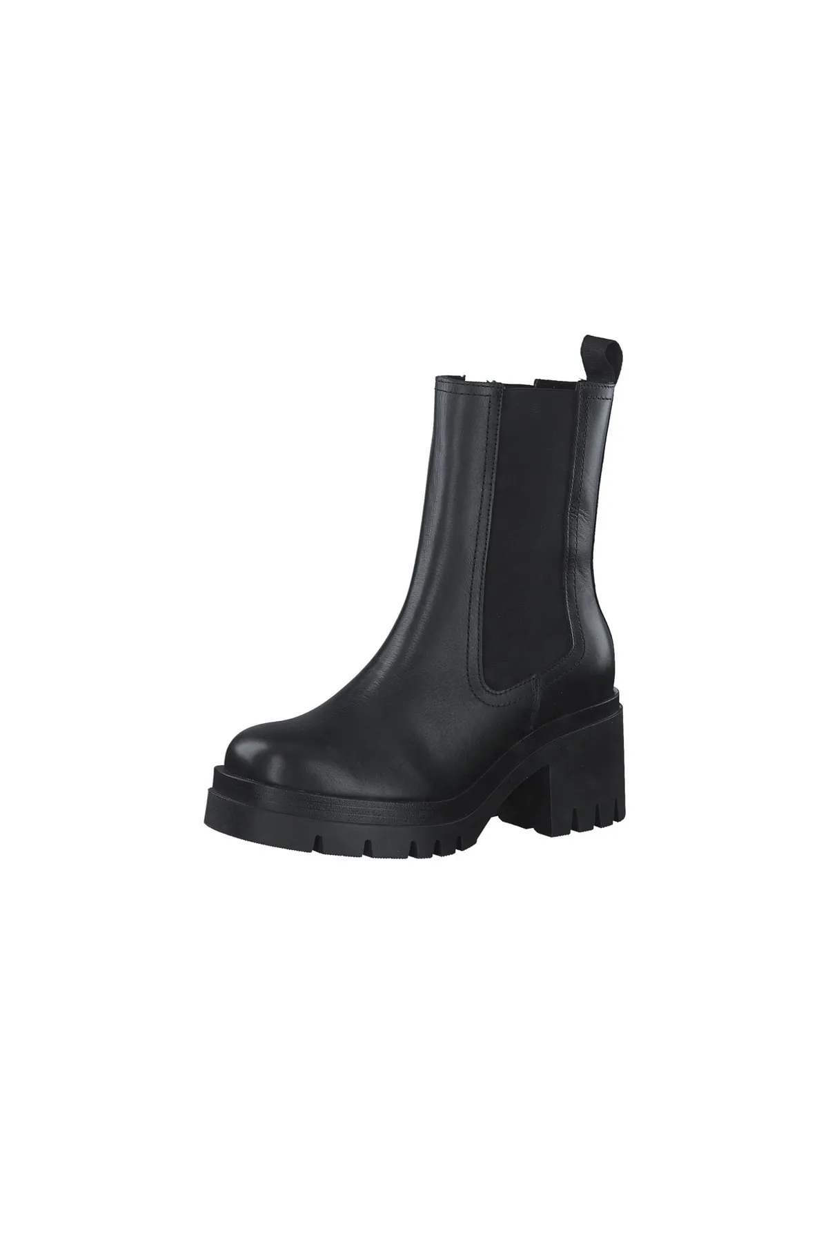 Tamaris  Stiefelette - Schwarz - Blockabsatz