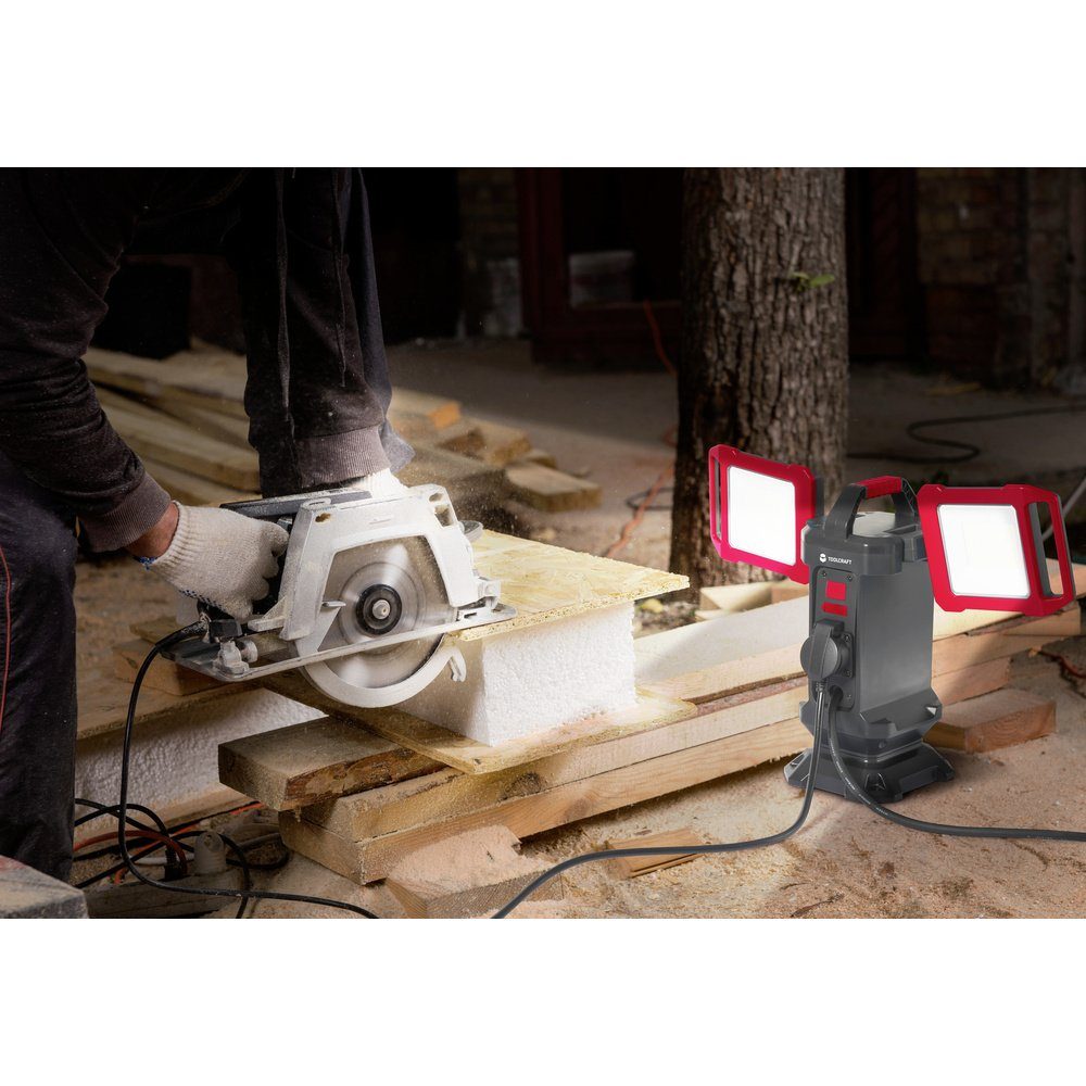 TOOLCRAFT Baustrahler TOOLCRAFT LED-Baustrahler 40 W Naturweiß TO-7843725