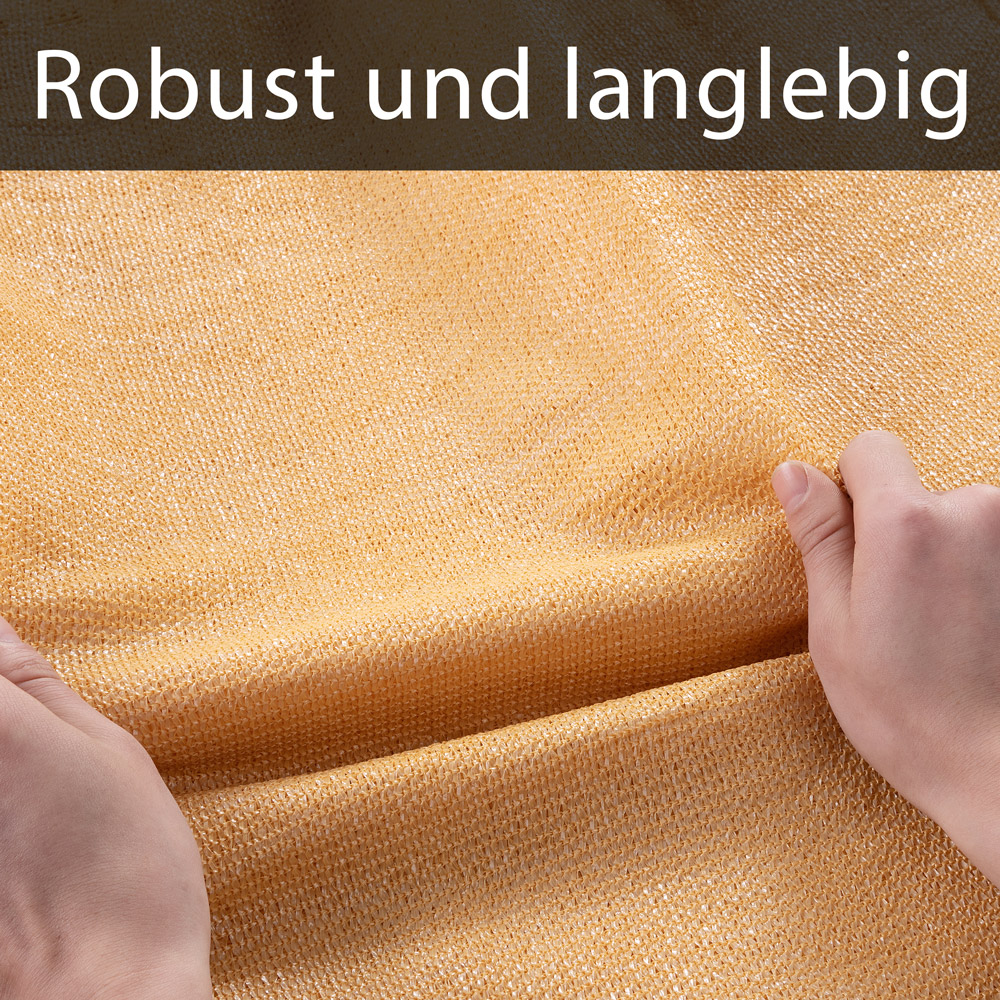 Casaria Detex® Balkonsichtschutz Beige 1,4x10m
