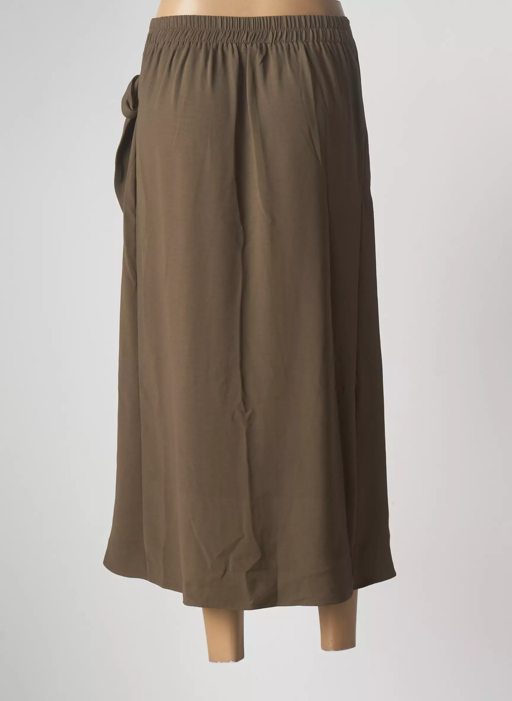An Ge Jupes Longues Femme couleur vert
