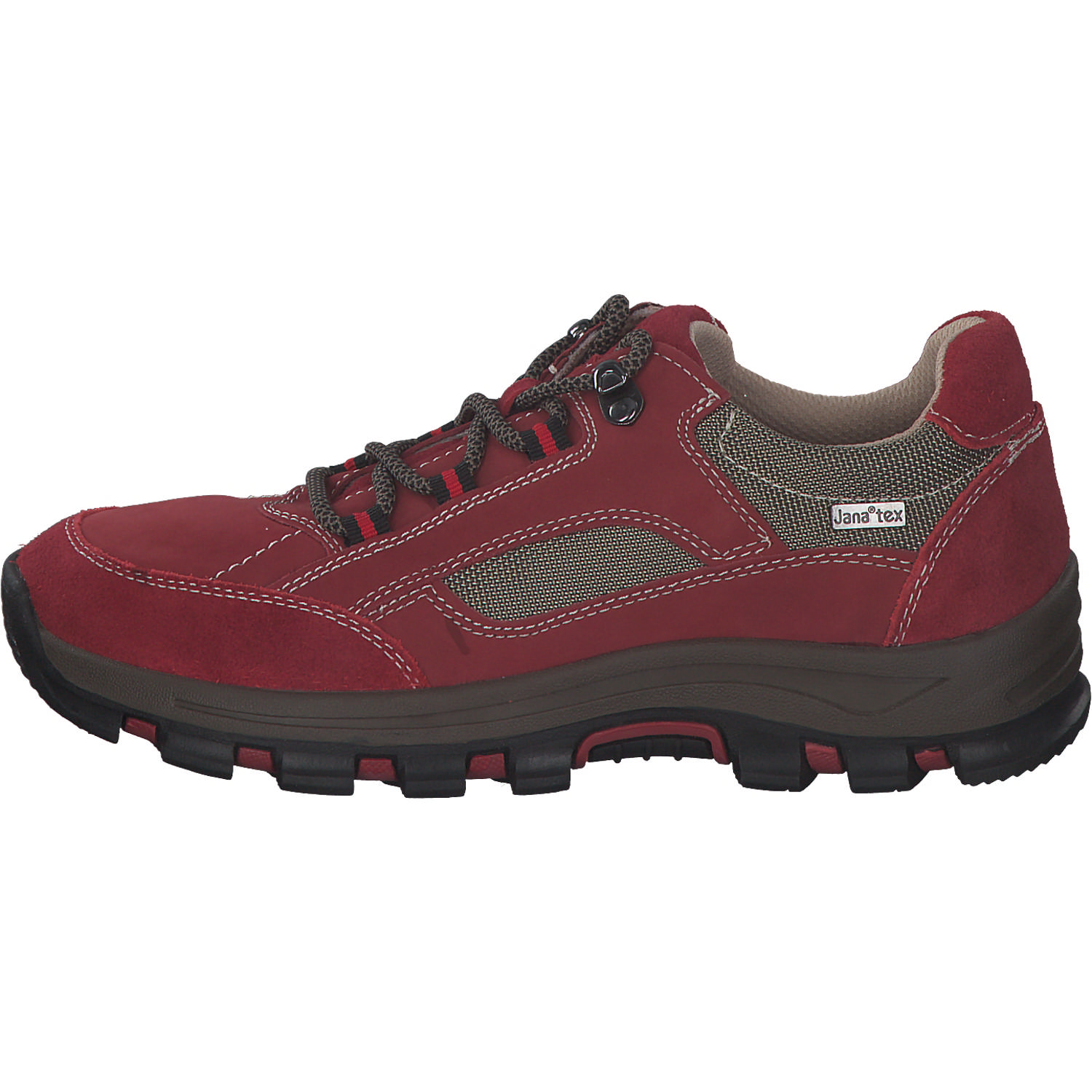 Jana Shoes 23736, Sneakers Low, Damen, red