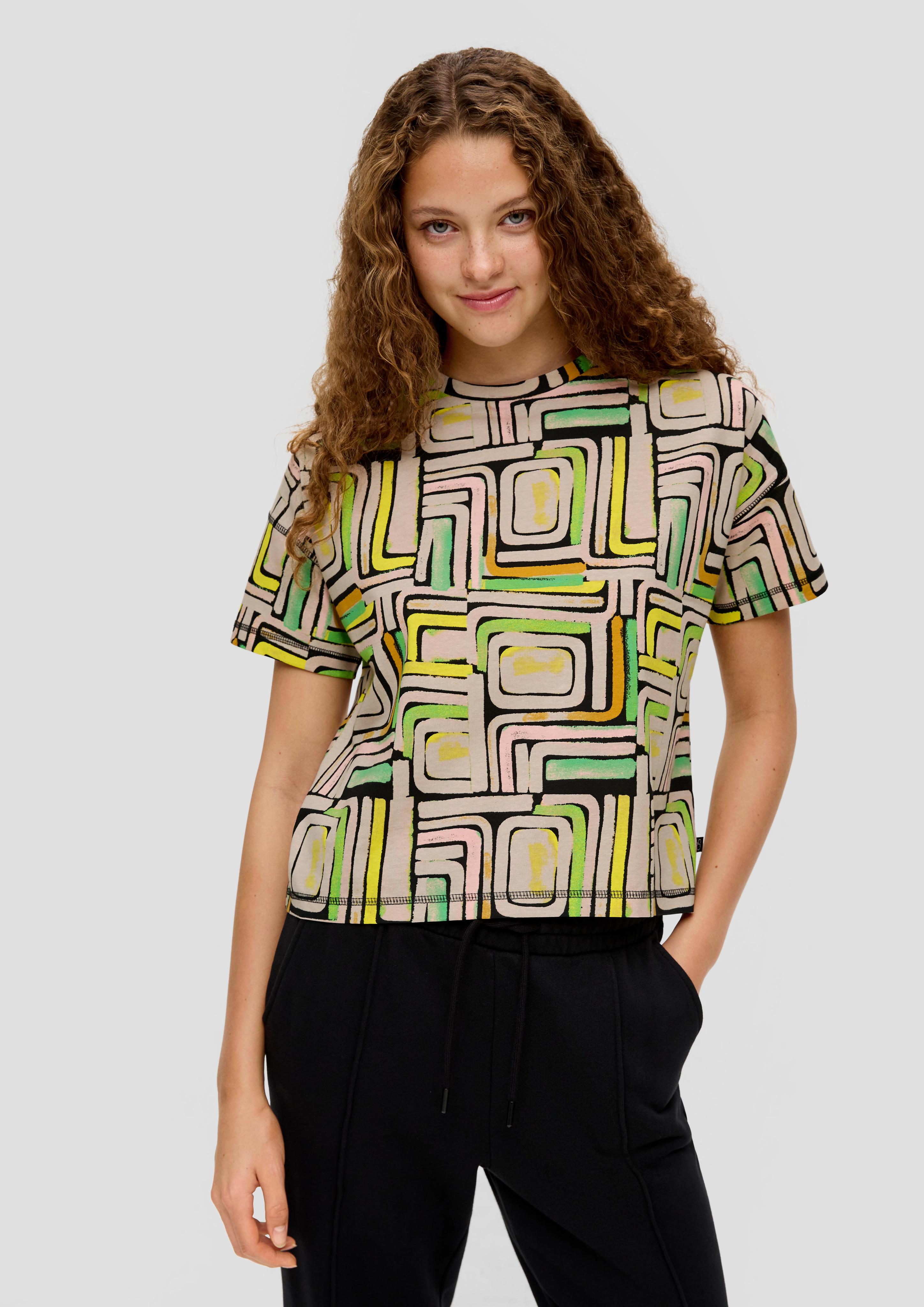 Print-Shirt aus Baumwolle  2138664-99A3