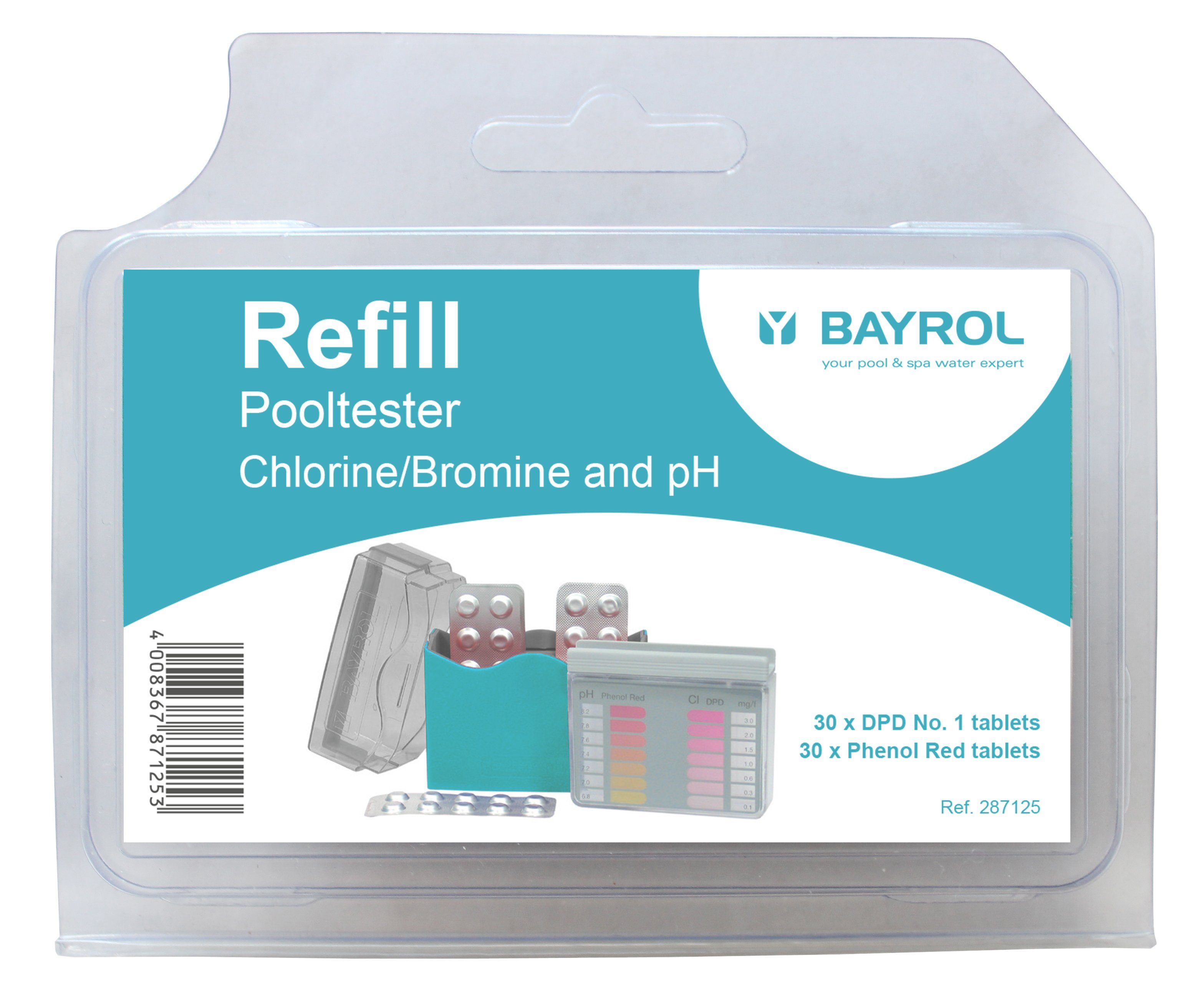 Bayrol Poolpflege Bayrol Nachfüllpack für Pooltester Chlor pH à 30 Tabletten DPD1/Phenol
