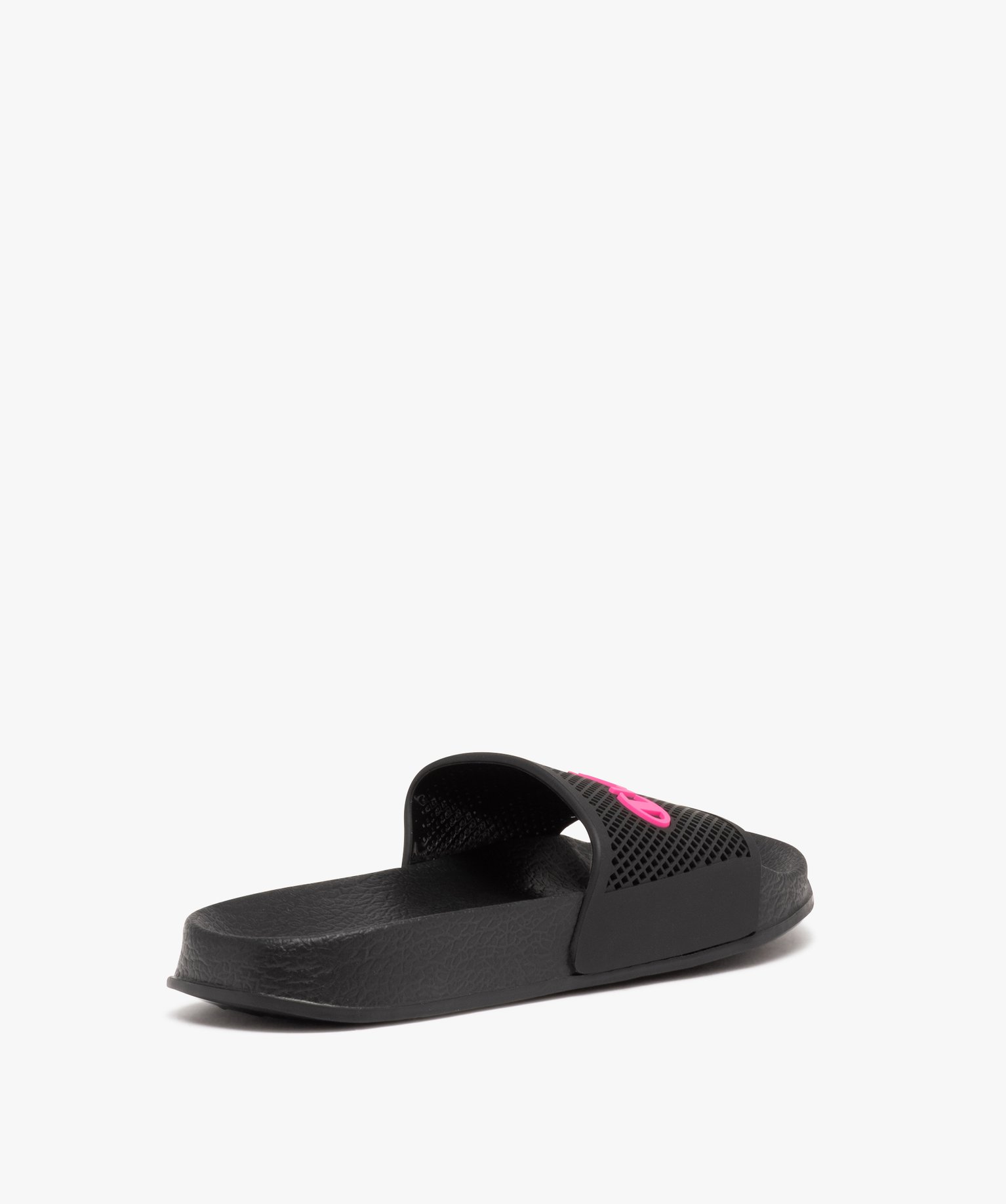 Mules de piscine fille à bandeau ajouré - Champion noir | GEMO