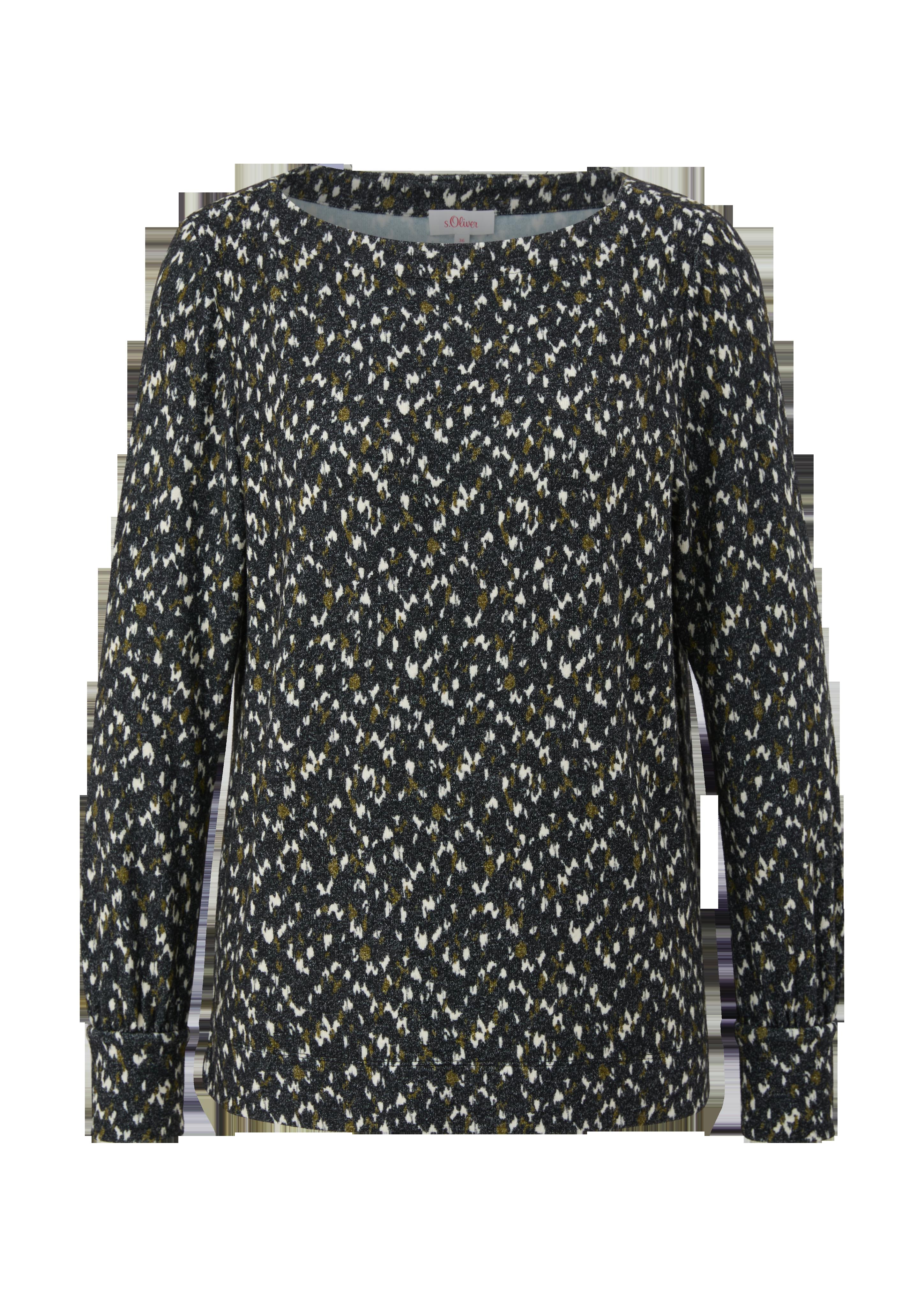 Langarmshirt mit Alloverprint  2121775-99A2
