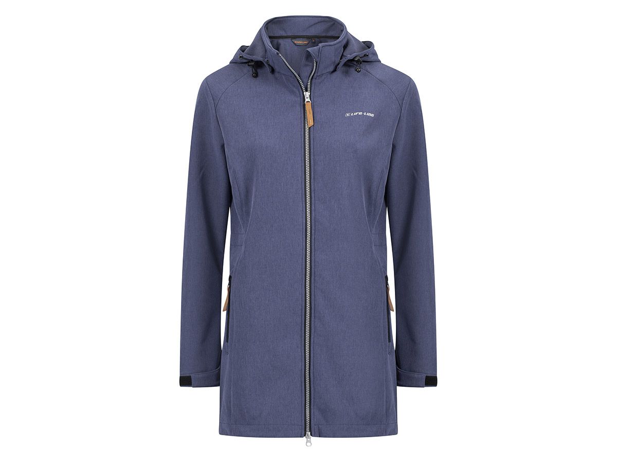Life-Line Kya Blue Melange Damen Softshelljacke
