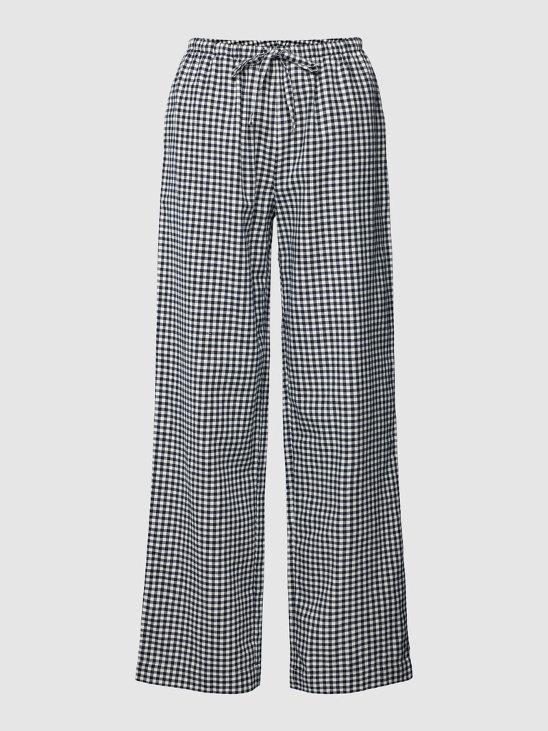 Pyjama-Hose mit Tunnelzug in schwarz