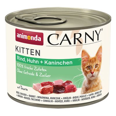 Mix Sparpaket Animonda Carny Kitten 12 x 200 g